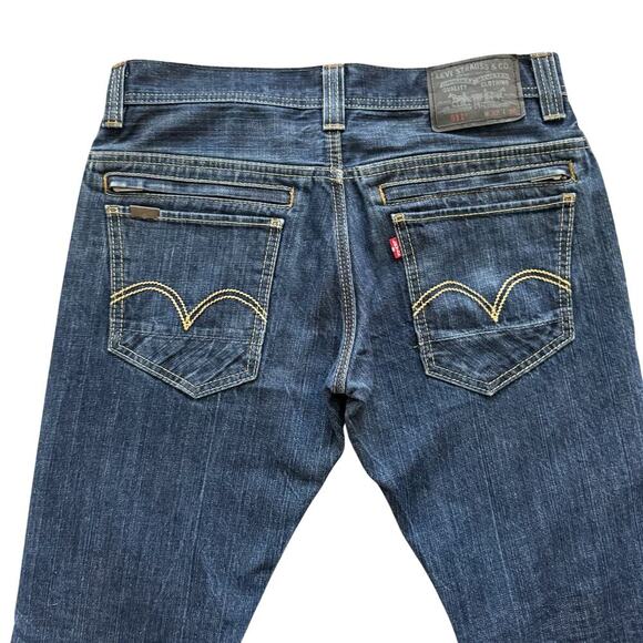 Levi's 511 Jeans Men's 32x30  Blue Skinny Zipper pockets 2010 Silver tab Levis - Picture 10 of 16